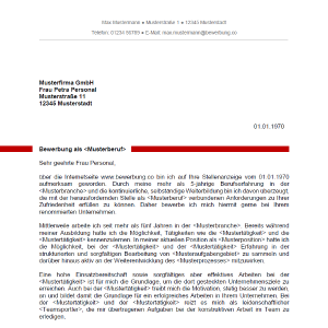 Bewerbungsschreiben 11 Bewerbungsschreiben 11