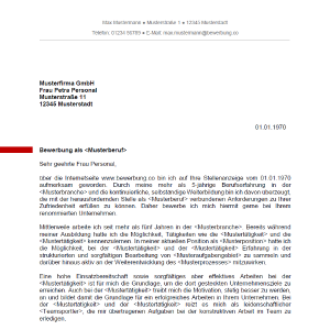 Bewerbungsschreiben 8 Bewerbungsschreiben 8