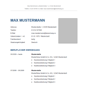 Lebenslauf 2 Lebenslauf 2