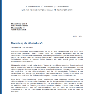 Bewerbungsschreiben 15