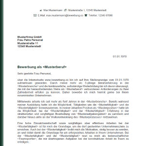 Bewerbungsschreiben 17