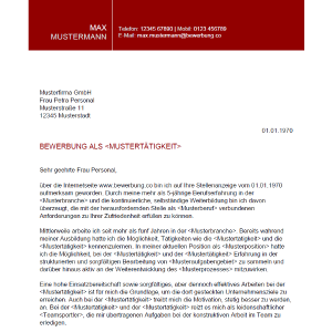 Bewerbungsanschreiben 32