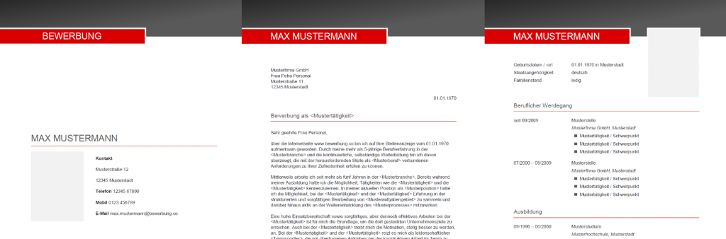 Musterbewerbung 21