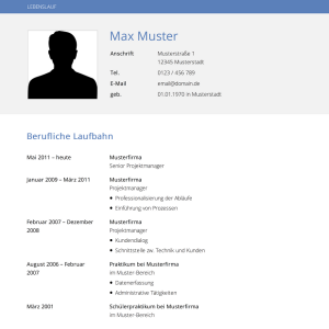 Vorlage / Muster: Muster Intro