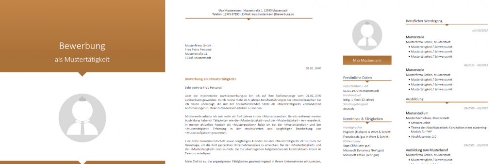 Vorlage / Muster: Bewerbungsvorlage 2017