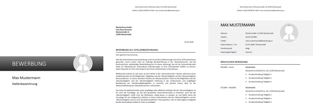 Muster / Vorlage: Bewerbungsmuster 36