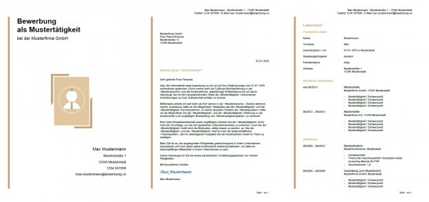 Bewerbung Beispiel-Muster
