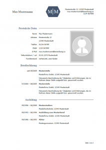 Lebenslauf: Tipps, Beispiele, Muster & Vorlagen 2020