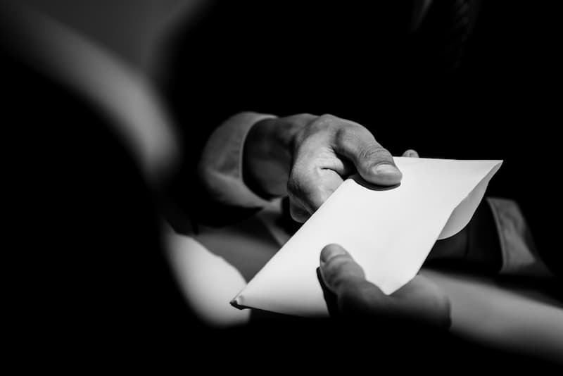 Ein Mensch übergibt einen Brief, was ist das Hinweisgeberschutzgesetz?
