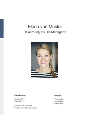 Deckblatt Vorlage elegant modern 1 Deckblatt Vorlage elegant modern